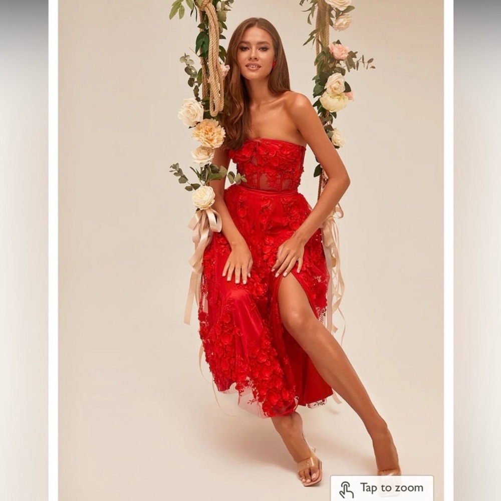 Alamour The Label Red Dakota Dress